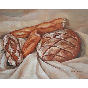 Bread - Original Canvas Painting