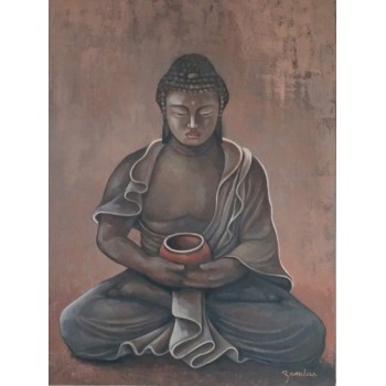 Buda - Original Canvas Painting